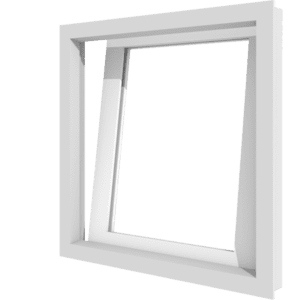 Kunststof draaikiepramen