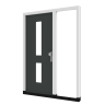Houten voordeur TH04 met zijlicht rechts