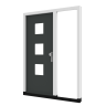 Houten voordeur TH05 met zijlicht rechts