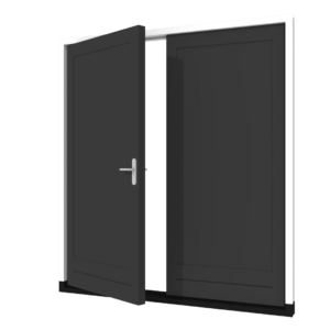 Garagedeuren met vlak paneel